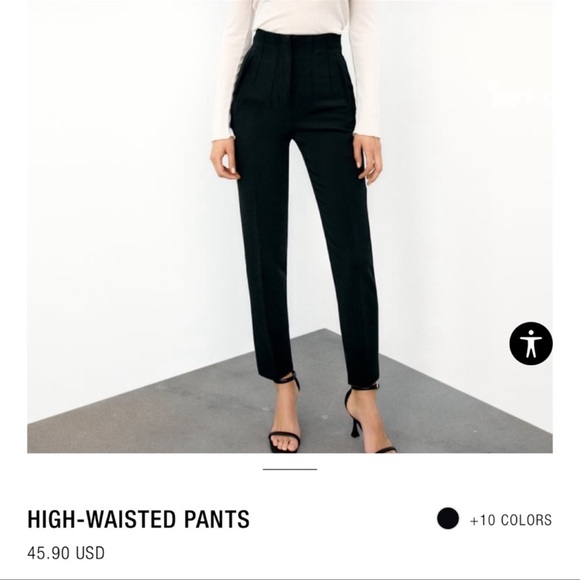 Zara Pants - 🖤SOLD🖤Zara high waisted pants NWT